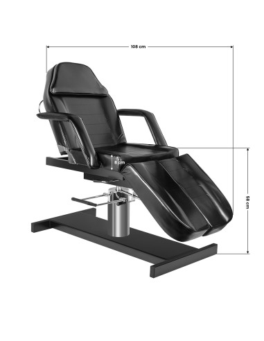 Cosmetic chair hyd. a 210c pedi black