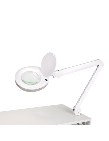 Inox tube magnifier lamp holder