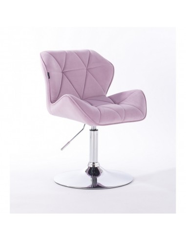 Hroove Salon Chair - Lavender Velour Bella Furniture Ireland BFHR111N