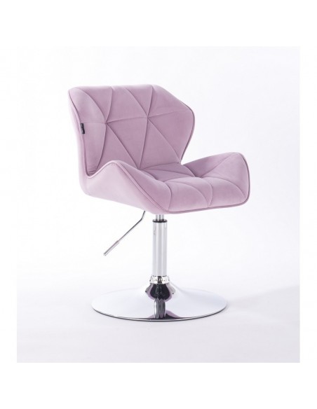 Hroove Salon Chair - Lavender Velour Bella Furniture Ireland BFHR111N