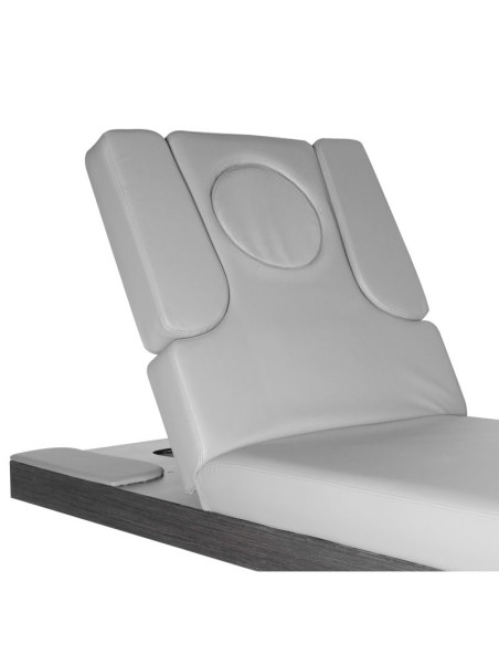 Spa cosmetic bed azzurro wood 815b heated light gray