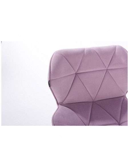 Hroove Salon Chair - Lavender Velour Bella Furniture Ireland BFHR111N