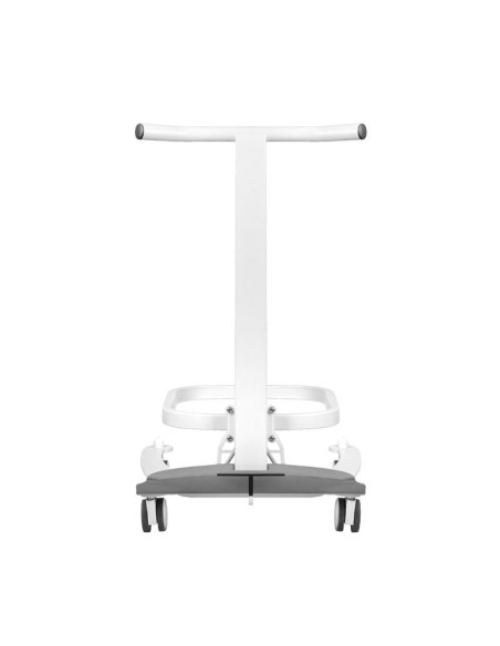 Comfort pedicure tray on wheels with lift function