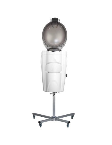 Gabbiano white standing hairdressing sauna with active ozone