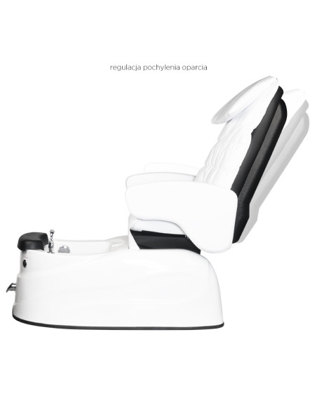 Spa pedicure chair as-122 white with massage function