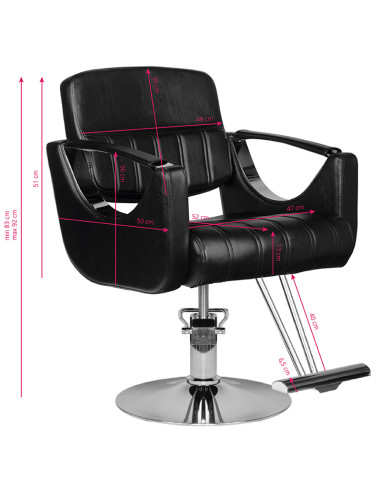Hair system barber chair hs52 black
