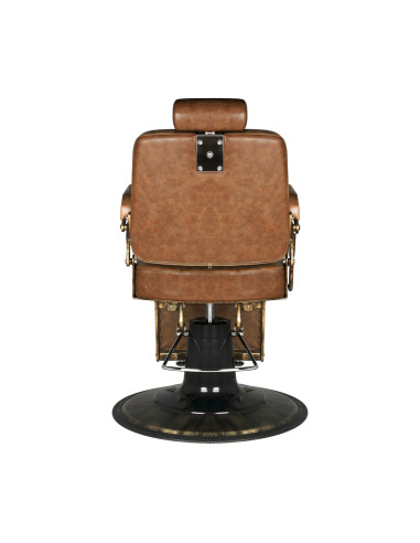 Gabbiano barber chair Boss Old Leather light brown