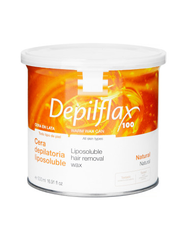 Depilflax depilatory wax can 500ml natural