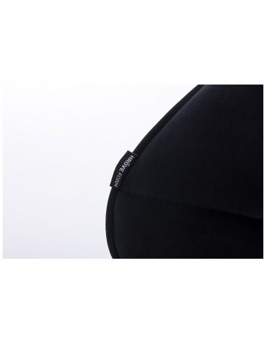 Hroove Chair On Wheels - Black Velour Bella Furniture Ireland BFHR111K
