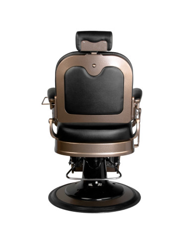 Old Ernesto Black Barber Chair Gabbiano