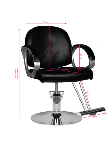 Hair system barber chair hs00 black