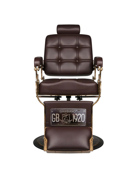 Gabbiano barber chair Boss brown