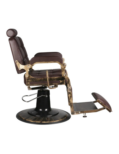 Gabbiano barber chair Boss brown