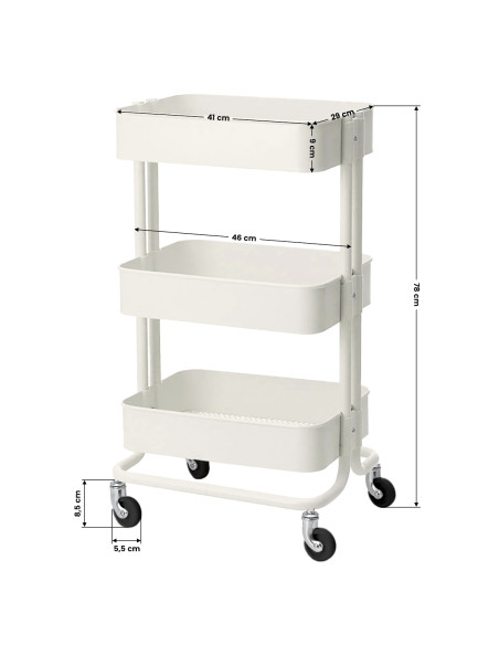Table - cosmetic helper hs05 white