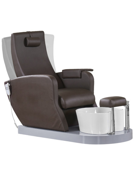 Spa chair for pedicure azzurro 016 brown