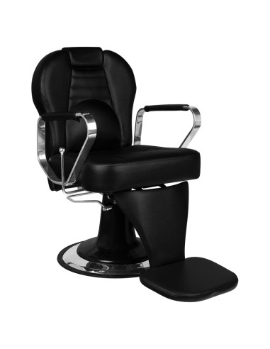 Gabbiano black tiziano barber chair