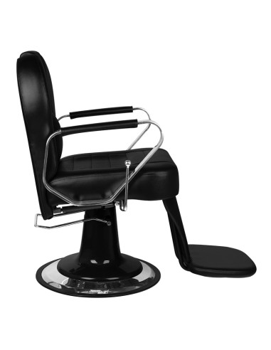 Gabbiano black tiziano barber chair