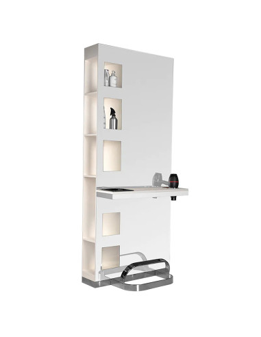 Gabbiano hairdressing console b058 pearl