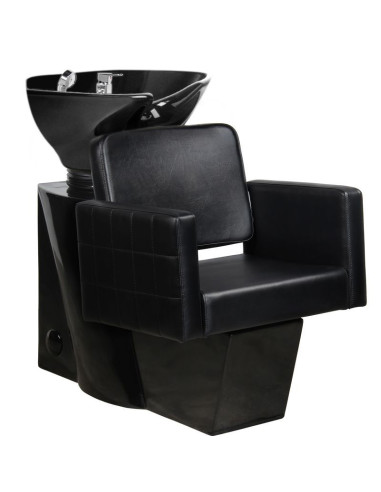 Gabbiano wash unit ankara black / black bowl