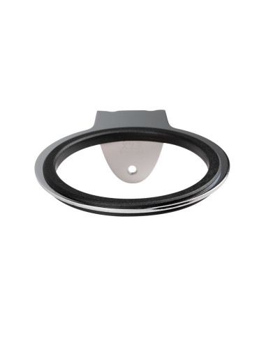 Wall-mounted holder for a hair dryer q96 chrome