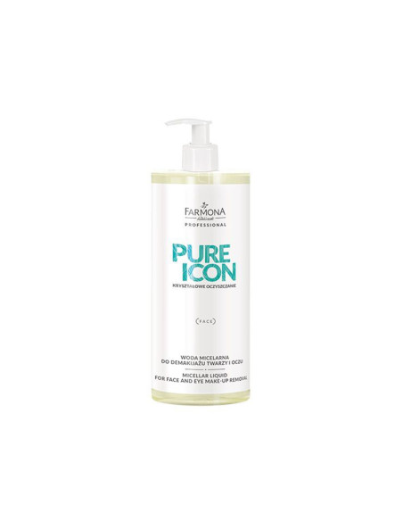 Farmona pure icon micellar water for face and eye make-up removal 500ml