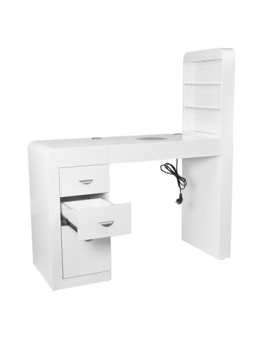 Cosmetic desk 310 white left