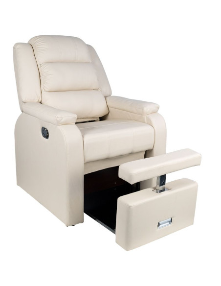 Spa chair for pedicure hilton cream