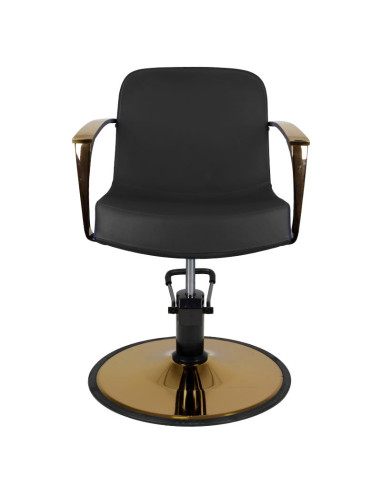 Gabbiano styling chair golden Bologna black