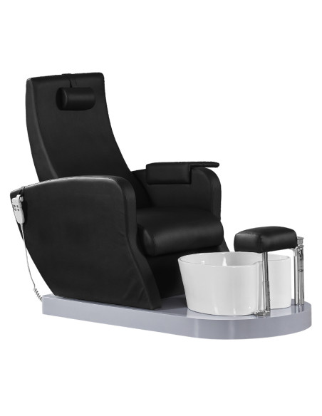 SPA ARMCHAIR FOR PEDICURE AZZURRO 016A BLACK WITH HYDROMASSAGE