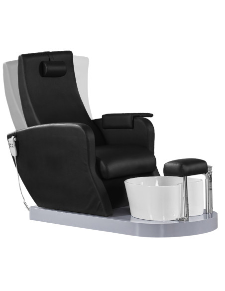 SPA ARMCHAIR FOR PEDICURE AZZURRO 016A BLACK WITH HYDROMASSAGE