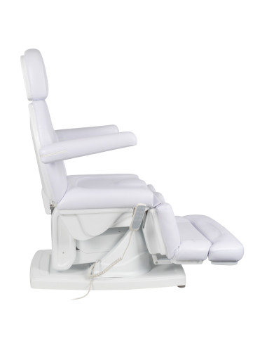 Electro-floor cosmetic chair kate 4 strong. white