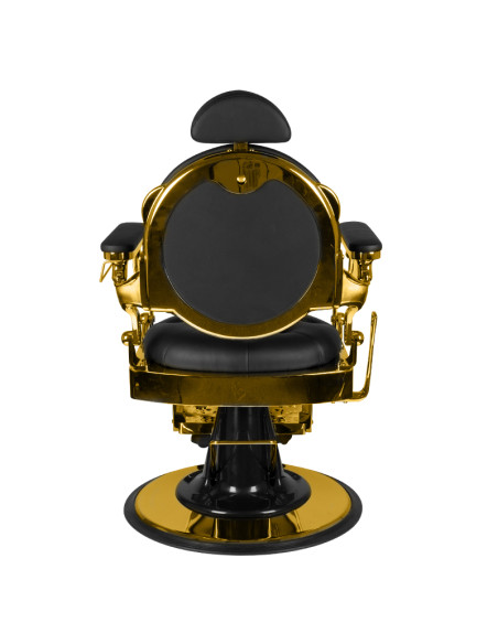 Gabbiano barber chair giulio gold black