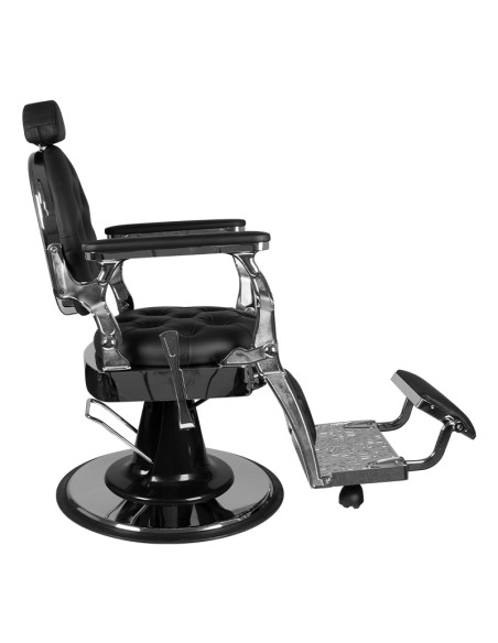 Gabbiano Barber Chair Giulio silver black