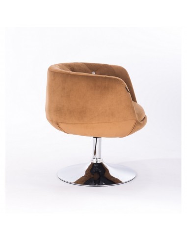 Hroove Salon Chair - Carmel Velour Bella Furniture Ireland BFHR333N
