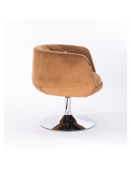 Hroove Salon Chair - Carmel Velour Bella Furniture Ireland BFHR333N