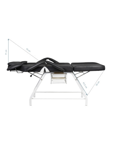 Treatment chair for eyelashes ivette black