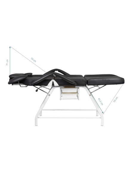 Treatment chair for eyelashes ivette black