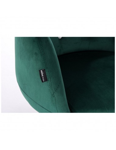 Hroove Salon Chair - Green Velour Bella Furniture Ireland BFHR333N