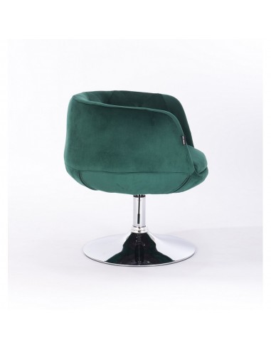 Hroove Salon Chair - Green Velour Bella Furniture Ireland BFHR333N
