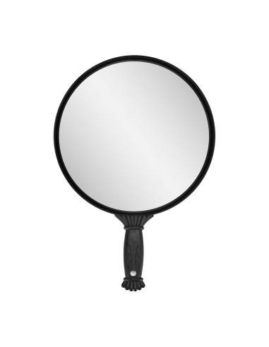 Round barber mirror with handle q-35