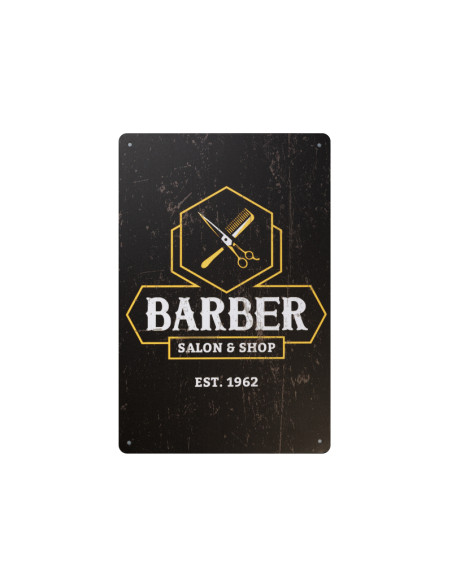 Decorative plaque barber b035