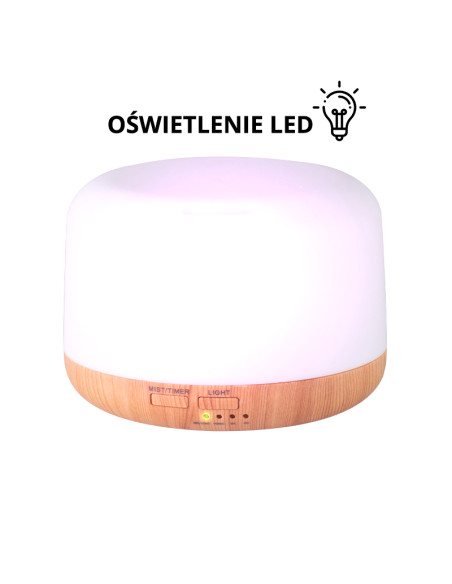 Aroma diffuser spa air humidifier 01 light wood 300ml + timer