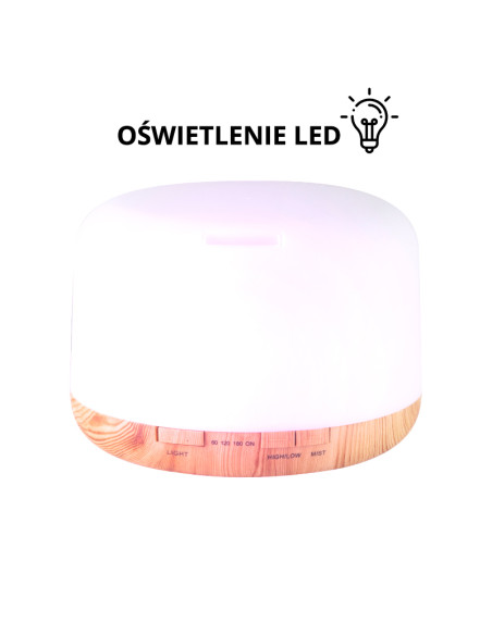 Aroma diffuser spa air humidifier 03 light wood 500ml + timer