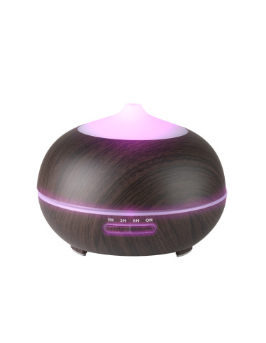 Aroma diffuser air humidifier spa 06 dark wood 400ml + timer