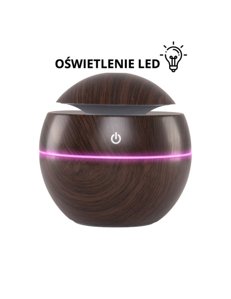 Aroma diffuser air humidifier spa 16 dark wood 130ml