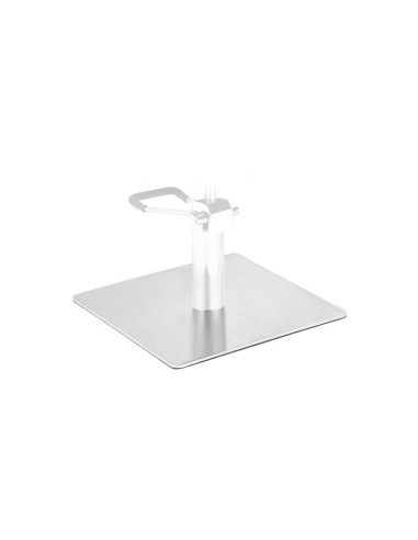 Square inox l009 base for the barber chair