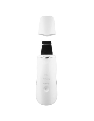 DEVICE MINI SKIN SCRUBBER WHITE PEARL + SYIS AMPOULE WITH HYALURONIC ACID 15 ML
