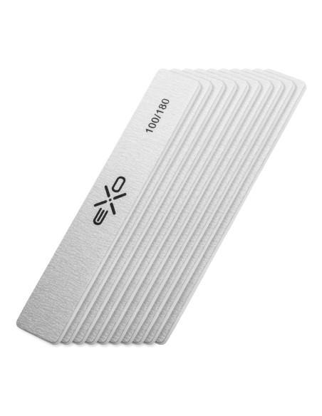 EXO WIDE STRAIGHT NAIL FILE 100/180 10 PCS