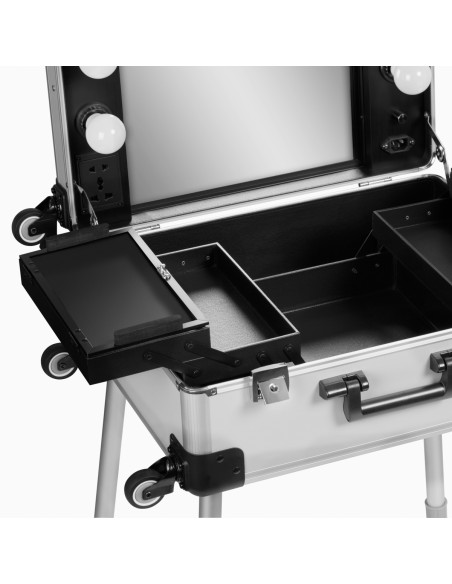 CASE PORTABLE STAND T-27 SILVER