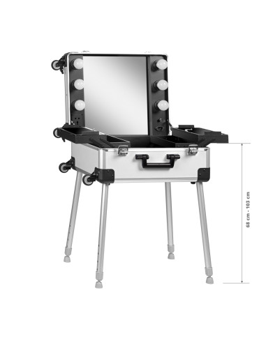CASE PORTABLE STAND T-27 SILVER